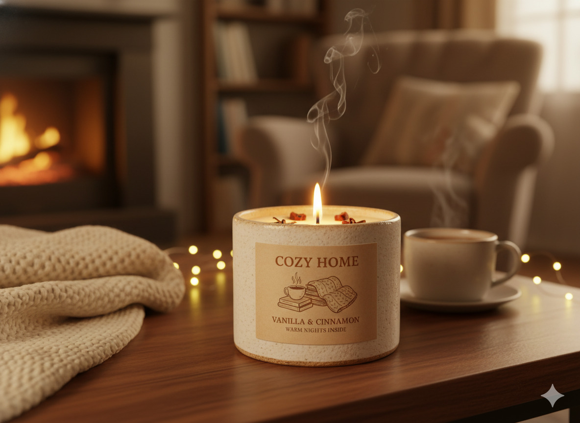 Hygge Hjem Aromatisk Stearinlys